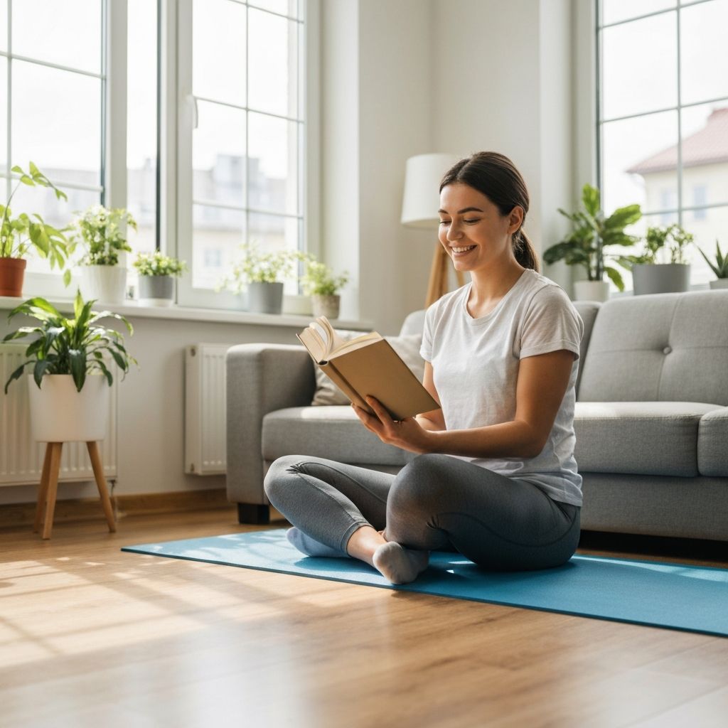 Ordinary person balancing everyday activities